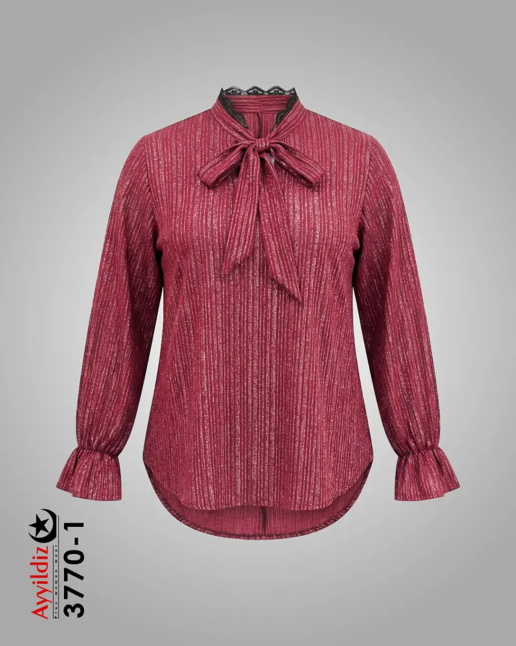 بلوز مجلسی زنانه سایز بزرگ کد 3770