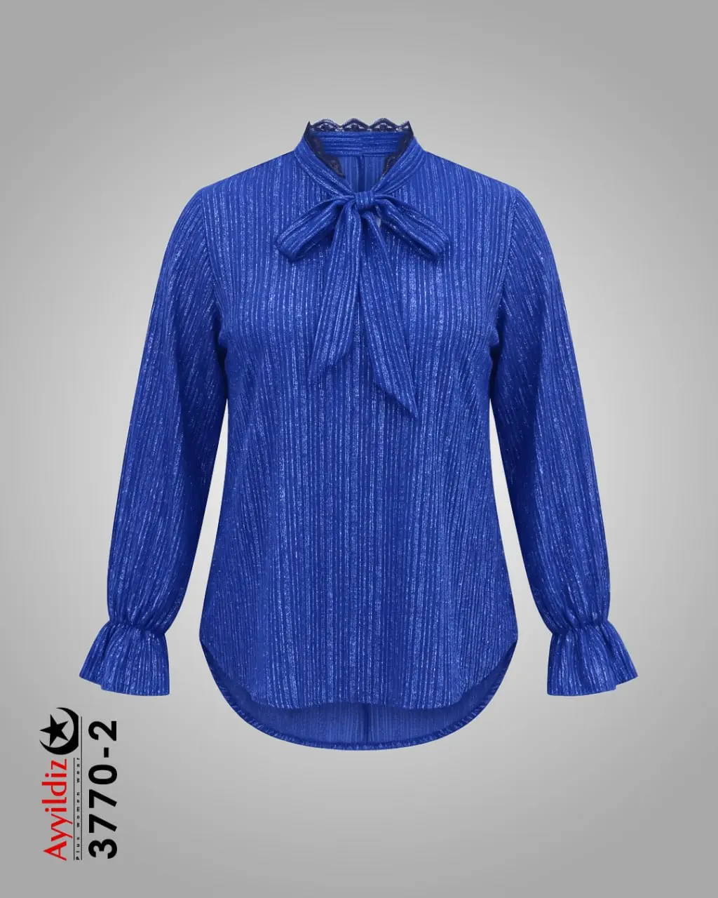 بلوز مجلسی زنانه سایز بزرگ کد 3770