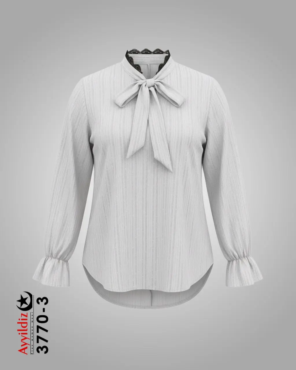 بلوز مجلسی زنانه سایز بزرگ کد 3770
