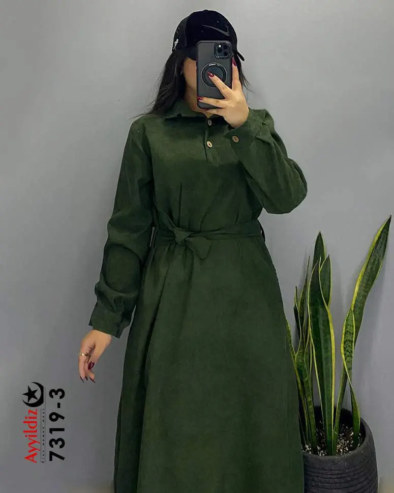 پیراهن زنانه اسپورت سایز بزرگ ضخیم کد 7319