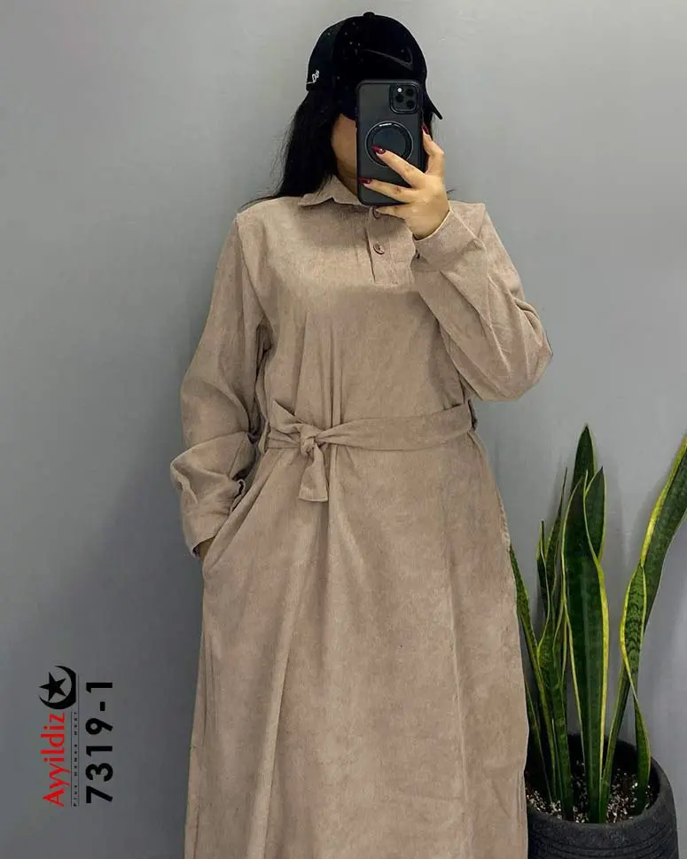 پیراهن زنانه اسپورت سایز بزرگ ضخیم کد 7319