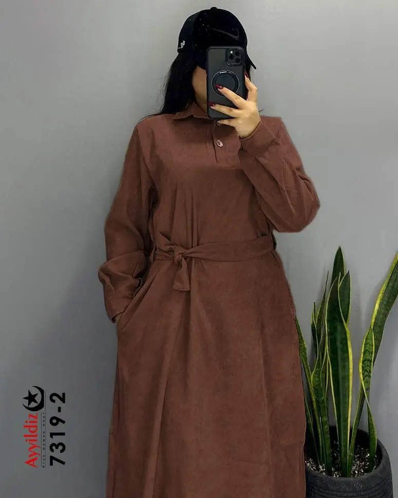 پیراهن زنانه اسپورت سایز بزرگ ضخیم کد 7319