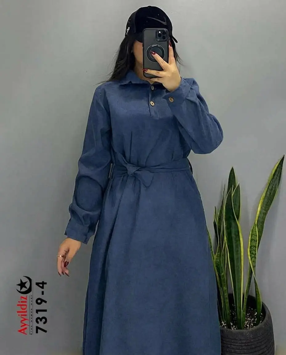 پیراهن زنانه اسپورت سایز بزرگ ضخیم کد 7319