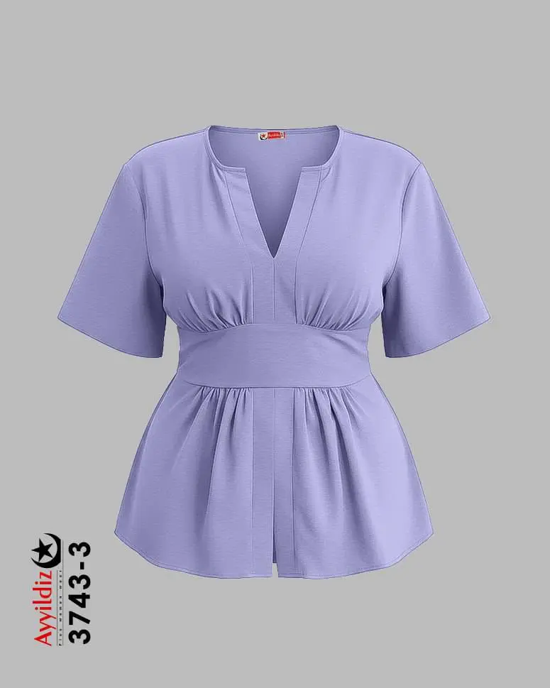 شومیز مجلسی سایز بزرگ زنانه کد 3743