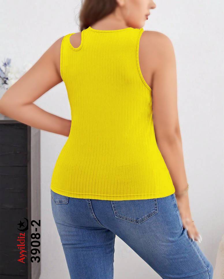 تاپ اسپورت سایز بزرگ زنانه کد 3908