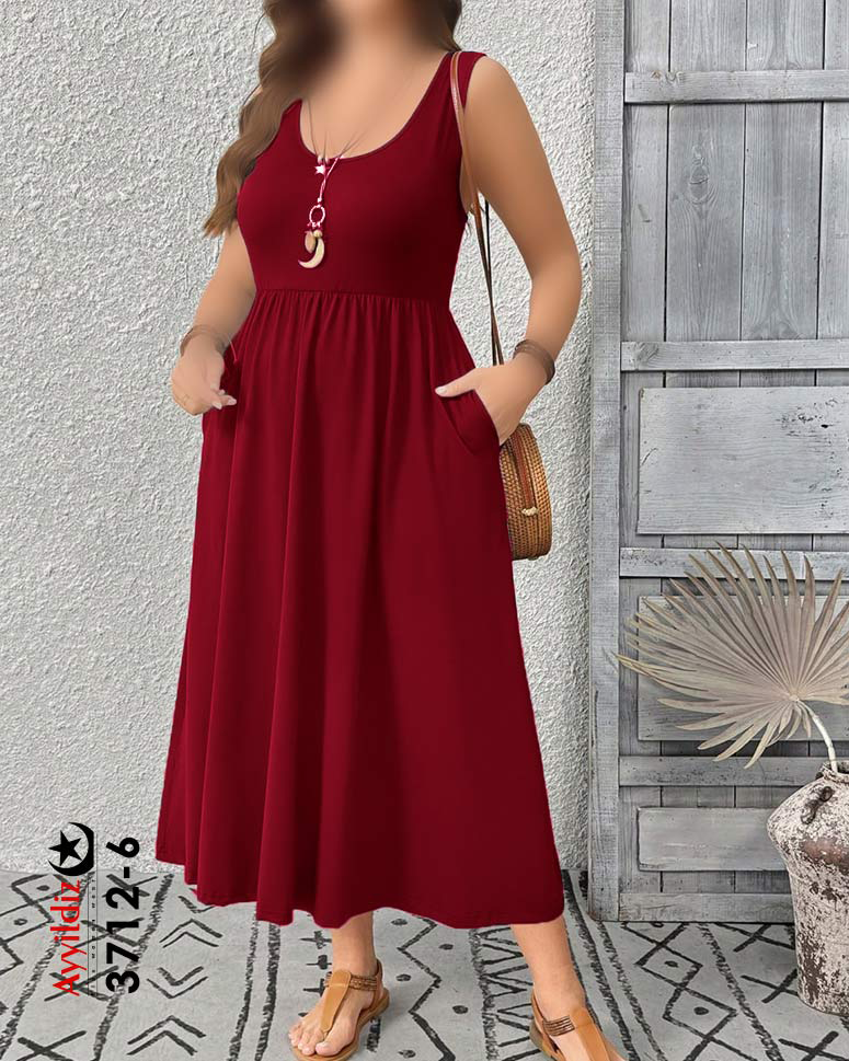 پیراهن زیر سارافون راحتی سایز بزرگ زنانه کد 3712