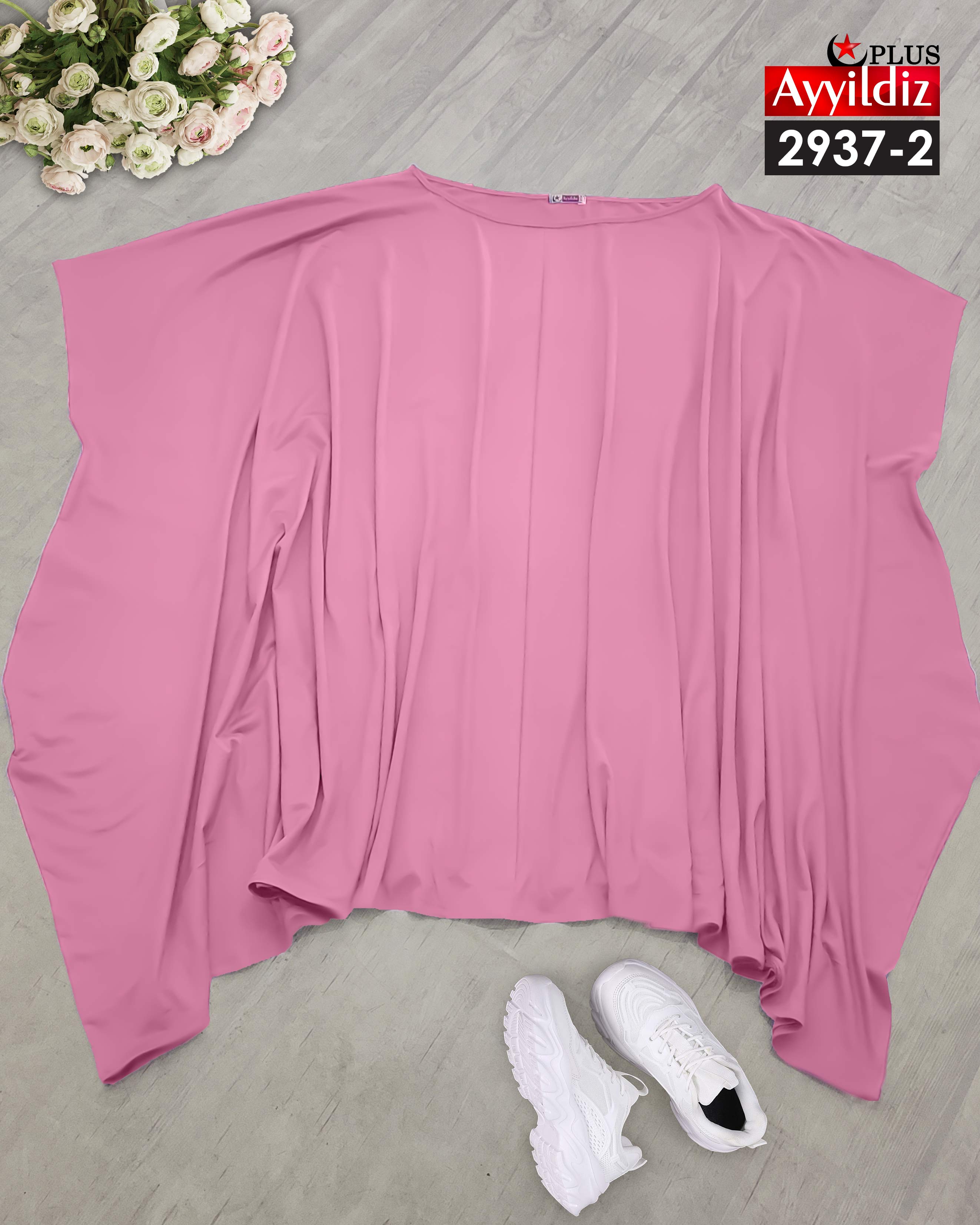 تونیک راحتی سایز بزرگ زنانه کد 2937