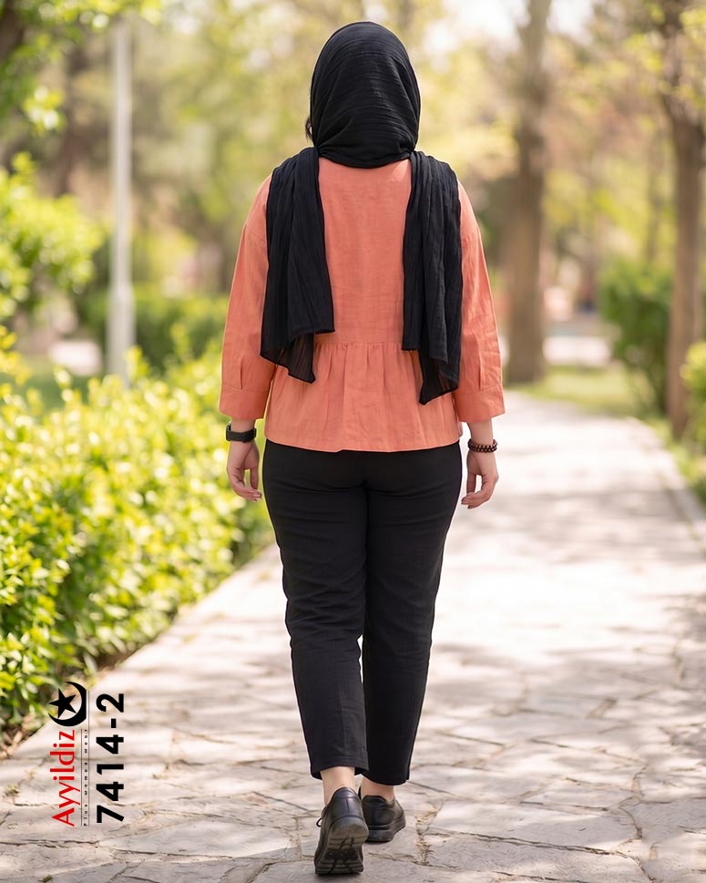 رویه سایز بزرگ زنانه کد 7414