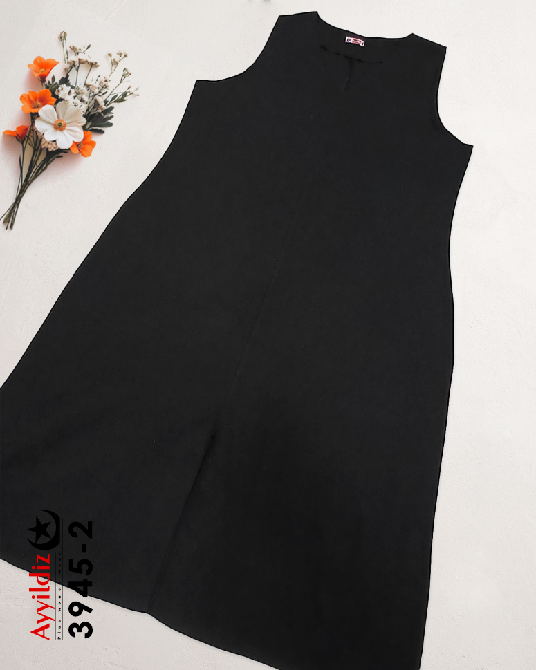 سارافون جلو چاکدار سایز بزرگ زنانه کد 3945