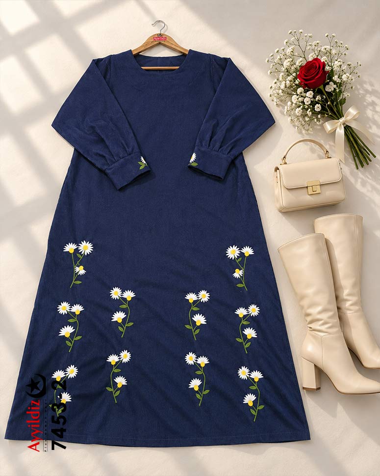 کفتان مخمل کبریتی سایز بزرگ زنانه کد 7453